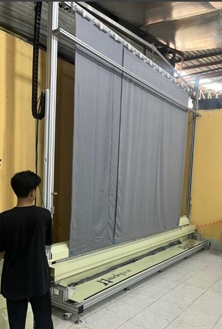 MÁY CẮT CHIỀU CAO RÈM VẢI TỰ ĐỘNG 1 MÁY CẮT CHIỀU CAO RÈM VẢI TỰ ĐỘNG